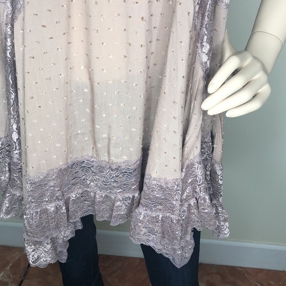 Mocha Detailed Boho tunic top - Picture 10 of 14